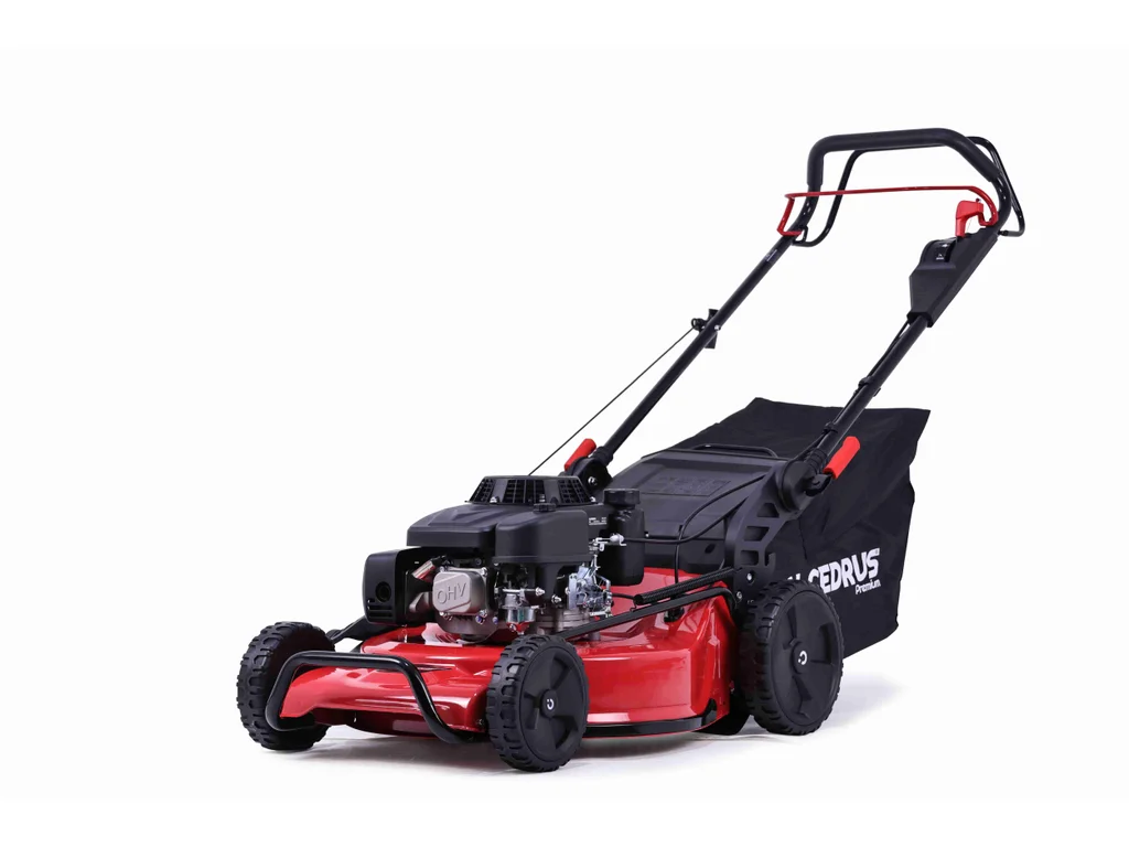 Hahn & Sohn Cedrus LP53S-L – Premium-Benzin-Rasenmäher mit Antrieb, Loncin LC1P75F-Motor