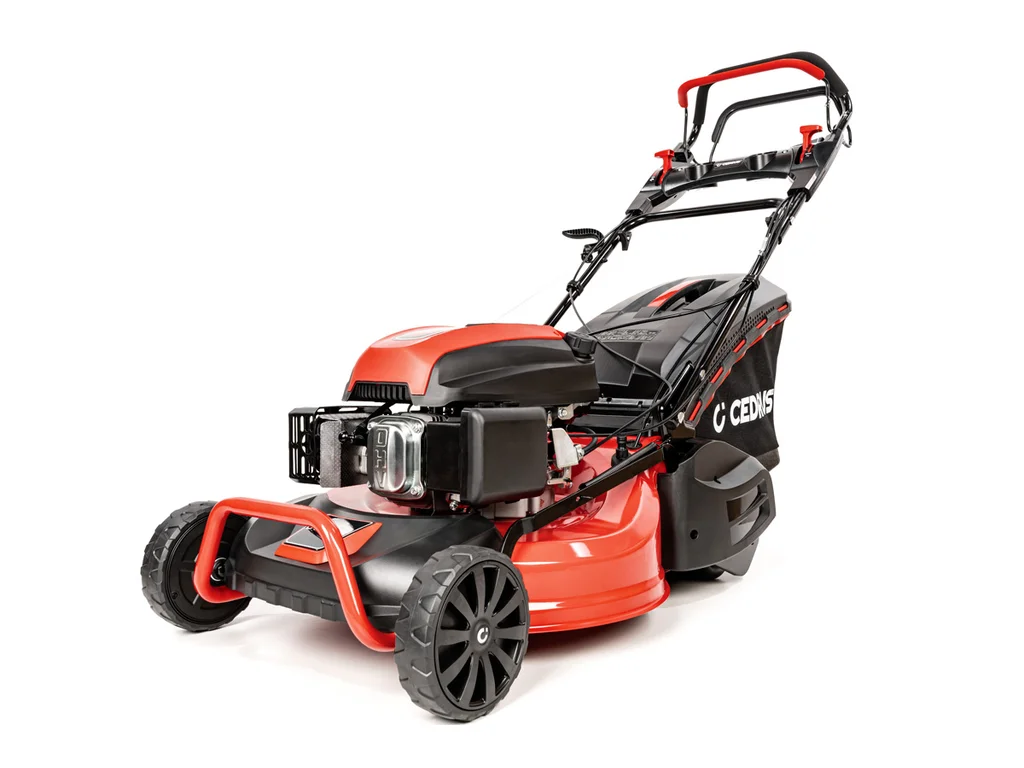 Hahn & Sohn Cedrus KS53S-R – Benzin-Rasenmäher mit Antrieb und Walze, Y196V OHV-Motor