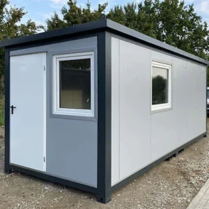Wohncontainer, komplett ausgestattet, mit Küche, Bad, Dusche und WC
