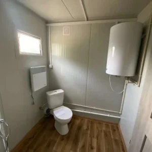 Wohncontainer, komplett ausgestattet, mit Küche, Bad, Dusche und WC