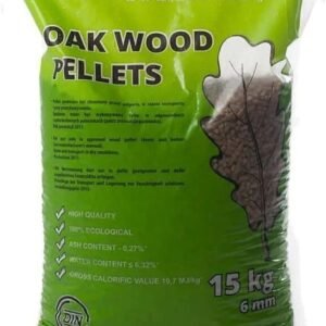 Hartholzpellets Eiche ENplusA1 – 975 kg (65 x 15 kg Säcke)