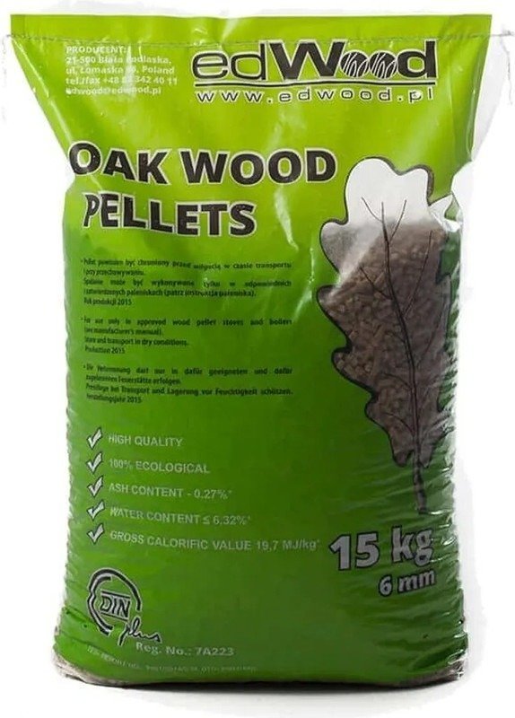 Hartholzpellets Eiche ENplusA1 – 975 kg (65 x 15 kg Säcke) - Image 3