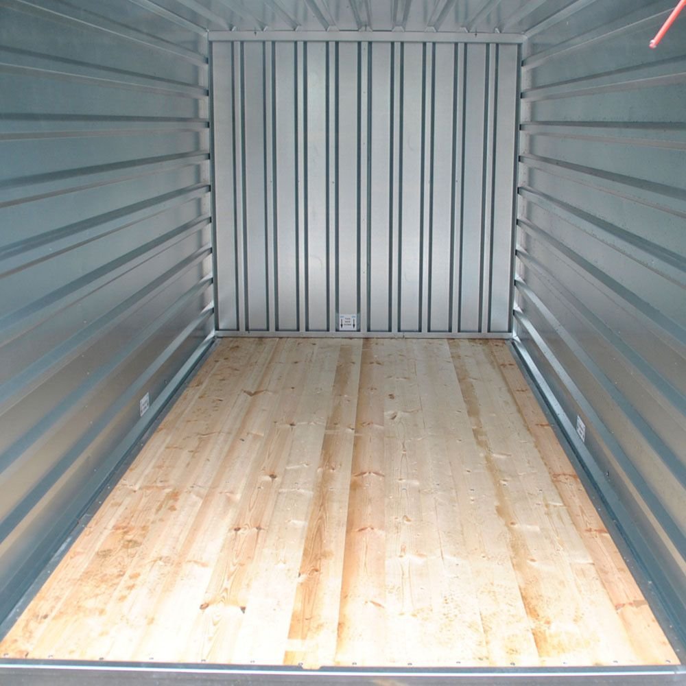 Lagercontainer LC2, verzinkt, mit Doppelflügeltür, H 2190 x B 2180 x T 2230 mm - Image 3
