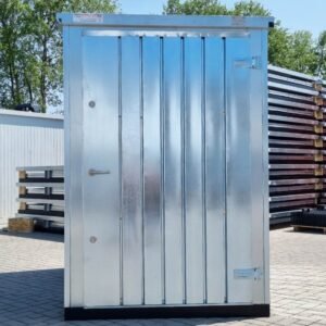 Materialcontainer MC1 verzinkt H 2090 x B 1500 x T 2280 mm Tür stirnseitig einflügelig