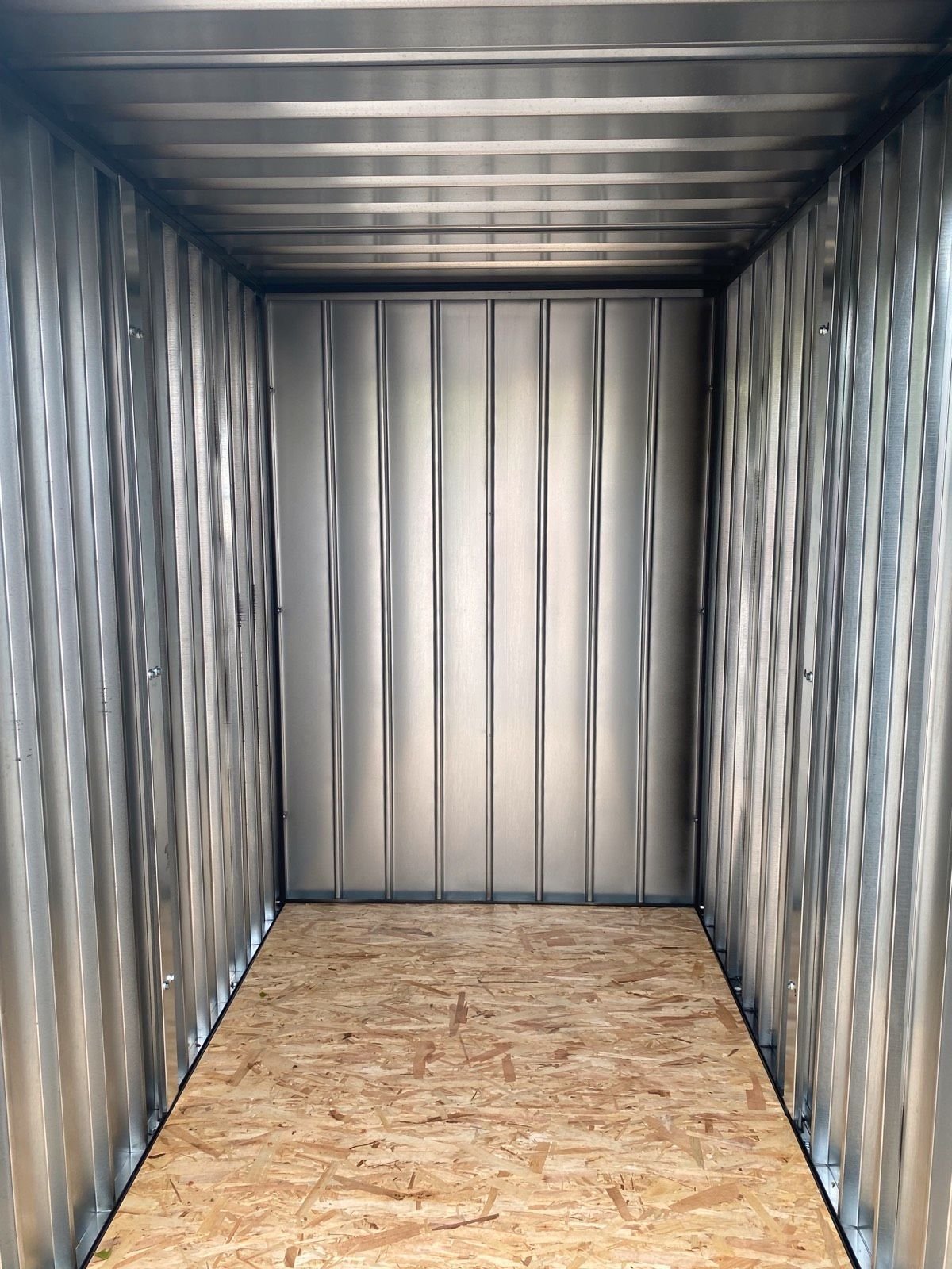 Materialcontainer MC1 verzinkt H 2090 x B 1500 x T 2280 mm Tür stirnseitig einflügelig - Image 4