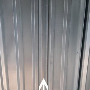 container MC2, verzinkt, H 2090 x B 2142 x T 2022 mm, Tür stirnseitig einflügelig
