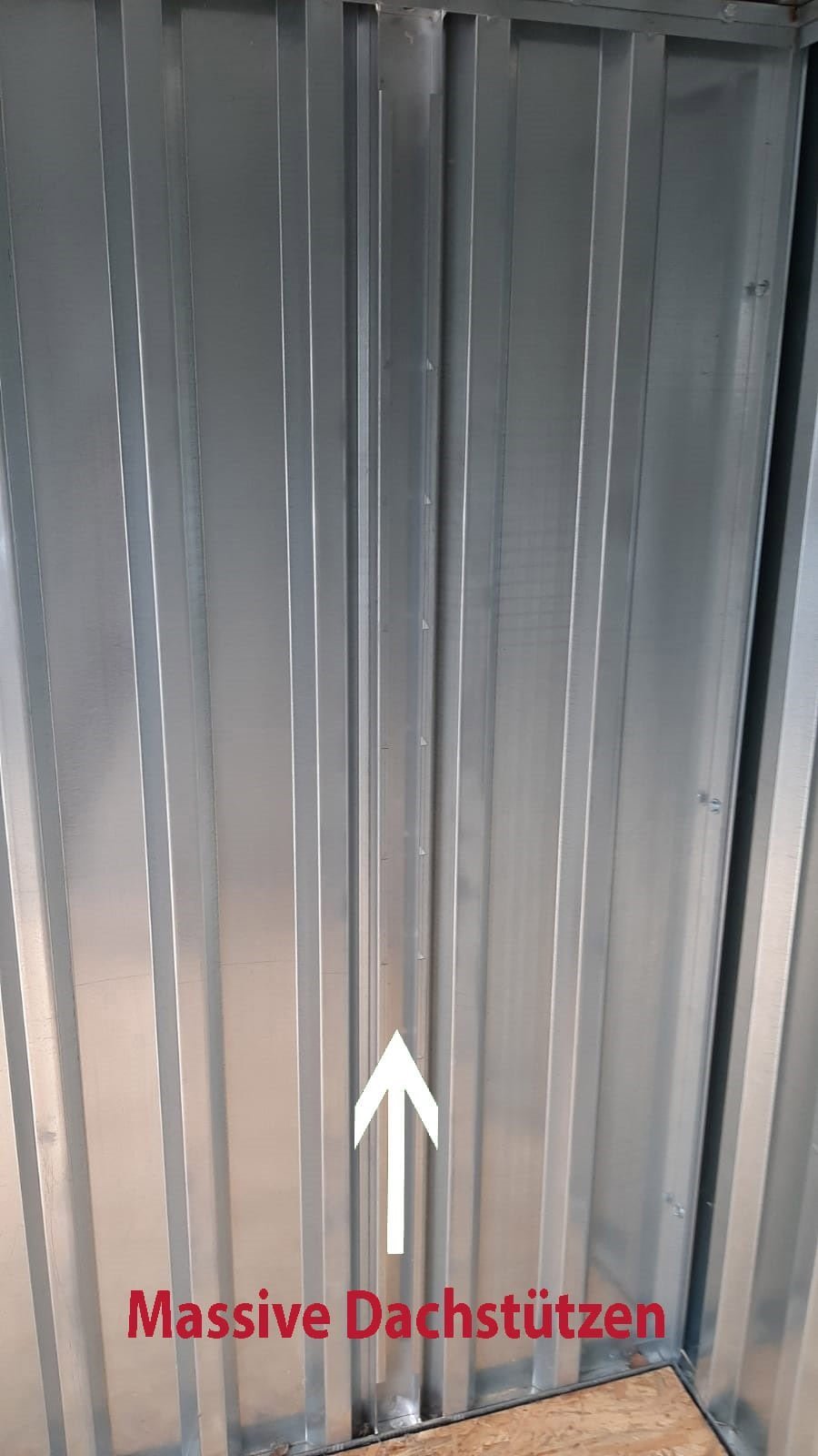 container MC2, verzinkt, H 2090 x B 2142 x T 2022 mm, Tür stirnseitig einflügelig - Image 4