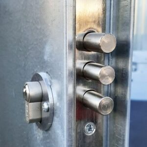 container MC2, verzinkt, H 2090 x B 2142 x T 2022 mm, Tür stirnseitig einflügelig