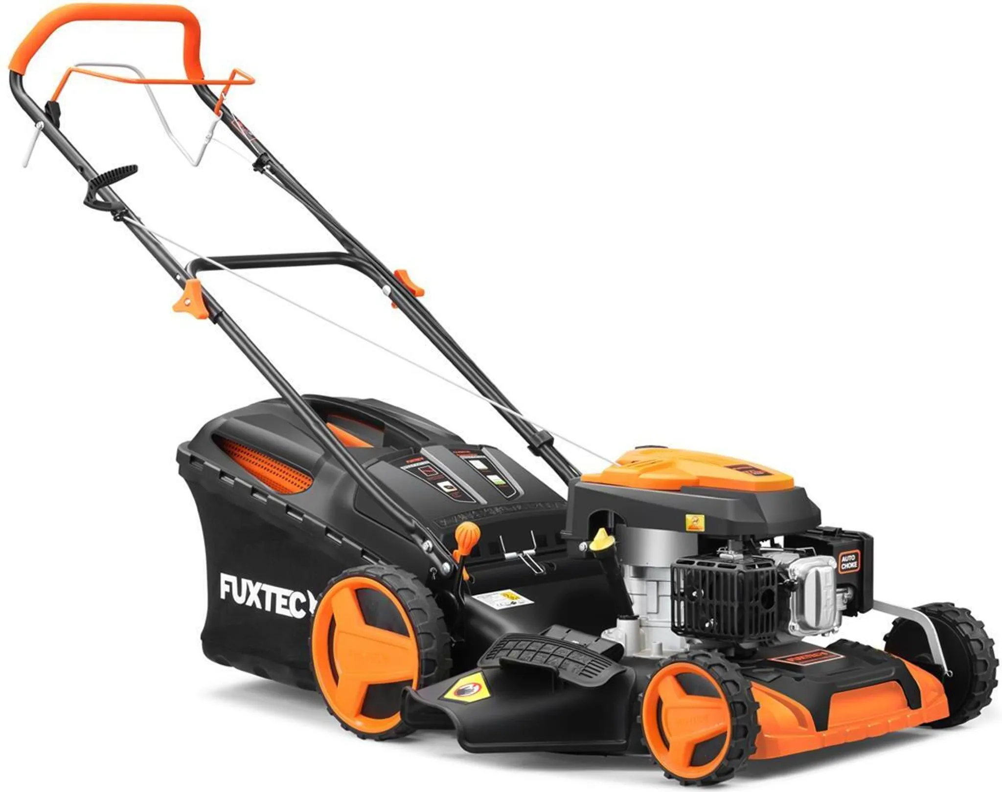 FUXTEC FX-RM5196 – 4in1 Benzin-Rasenmäher mit Antrieb, 196 ccm, 6 PS