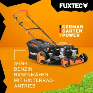 FUXTEC FX-RM5196 – 4in1 Benzin-Rasenmäher mit Antrieb, 196 ccm, 6 PS