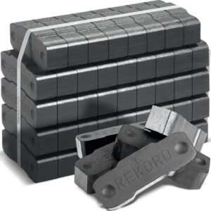 REKORD® Braunkohlebriketts – 1000 kg Palette (40 x 25 kg)